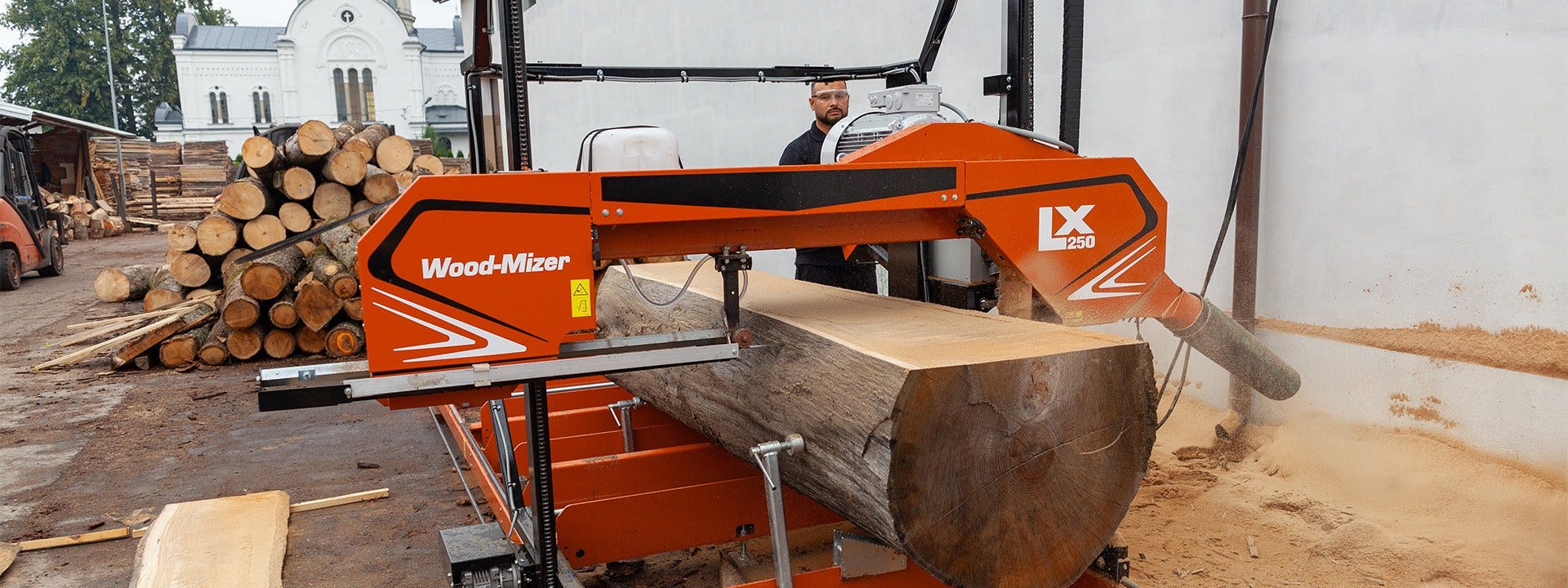 Píla Wood-Mizer LX250 poskytuje piliarskej firme v Poľsku konkurenčnú výhodu